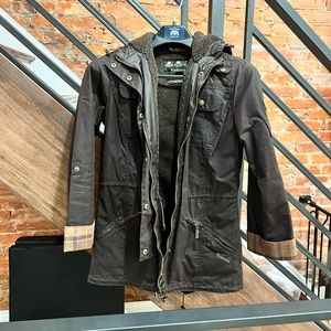 Brown Barbour coat